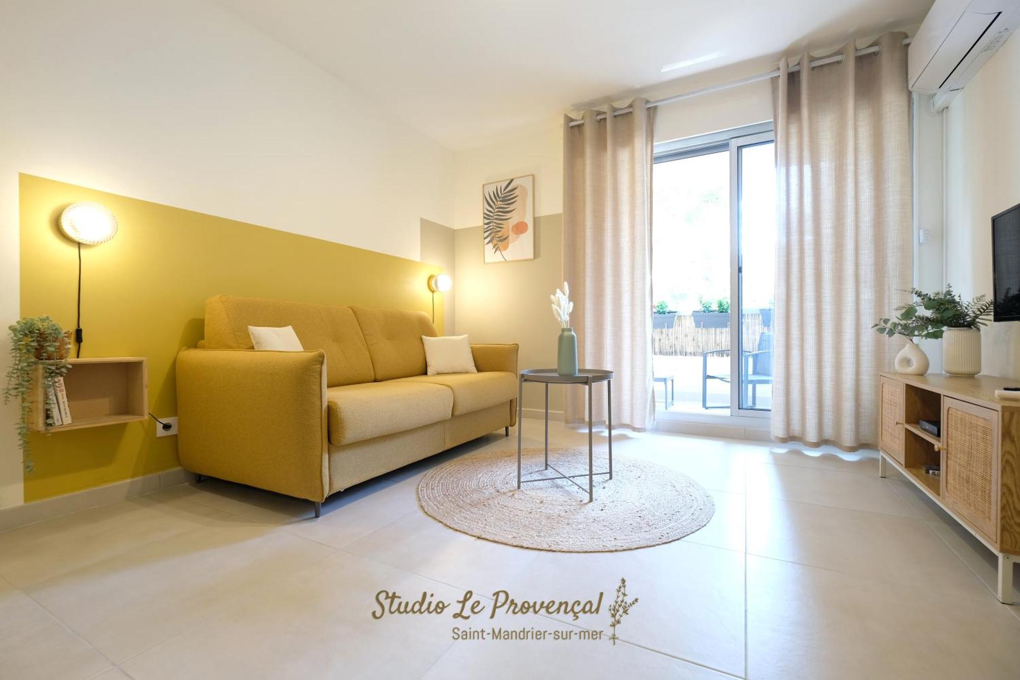 Studio Renove, 5Mn Plage, Terrasse, Clim, Velos Сен-Мандріє-сюр-Мер Екстер'єр фото